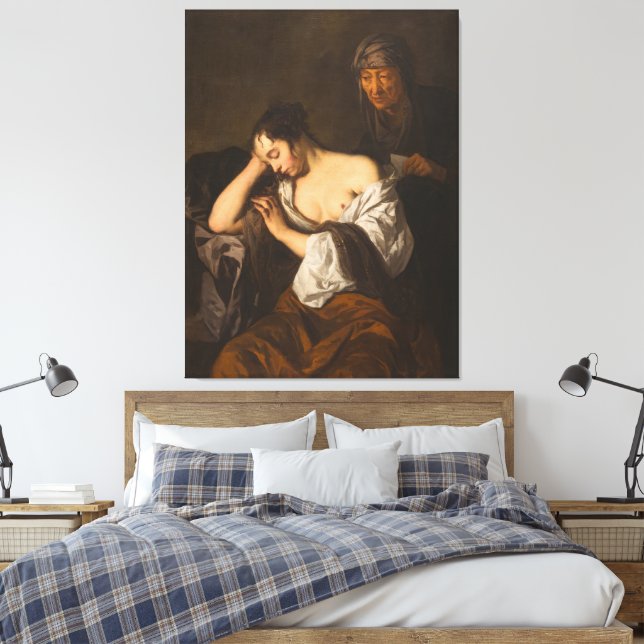 Impressão Em Tela The Letter (between 1650 and 1660) (Insitu(Quarto))