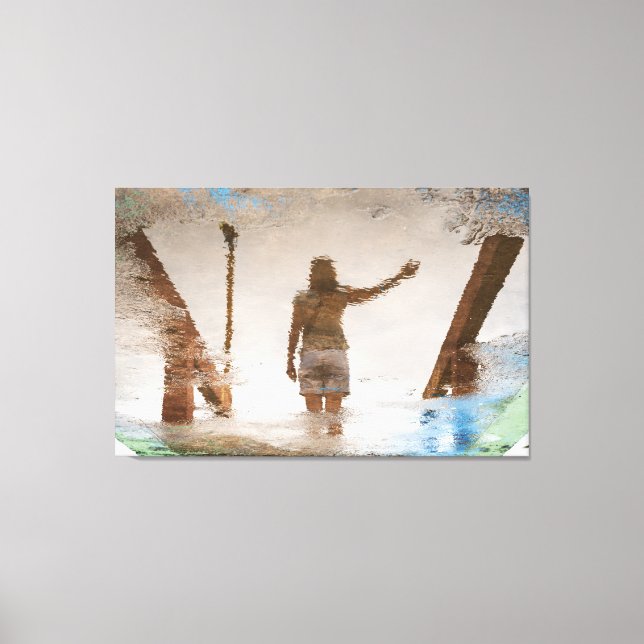 Impressão Em Tela The Liquid Ghost (Frente)