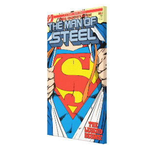 Impressão Em Tela The Man of Steel #1 Collector's Edition