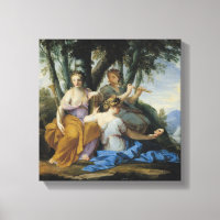 The Muses, Clio, Euterpe e Thalia, c.1652-55