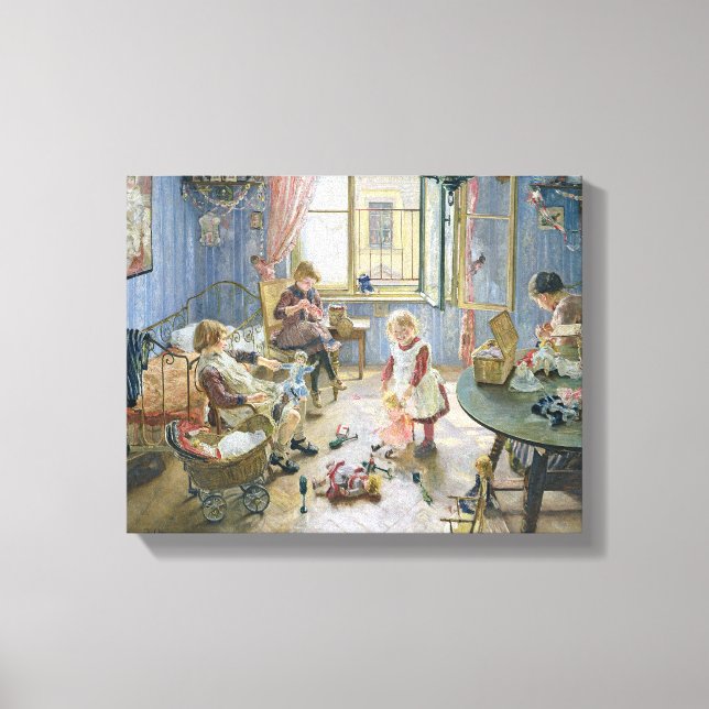 Impressão Em Tela The Nursery, 1889 (Frente)