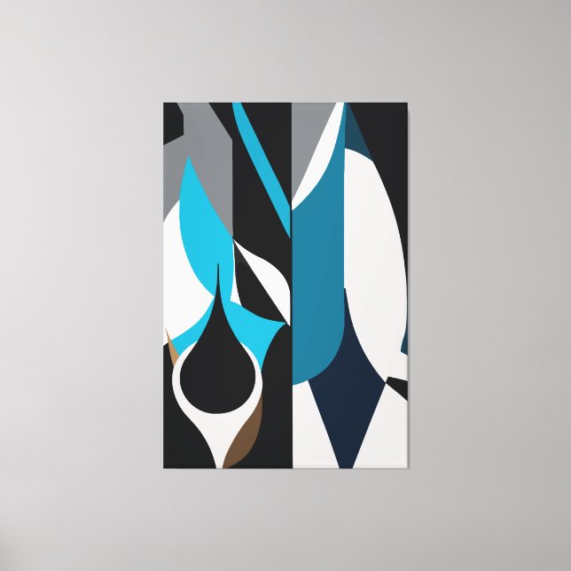 Impressão Em Tela The Polygonal Abstract (Frente)