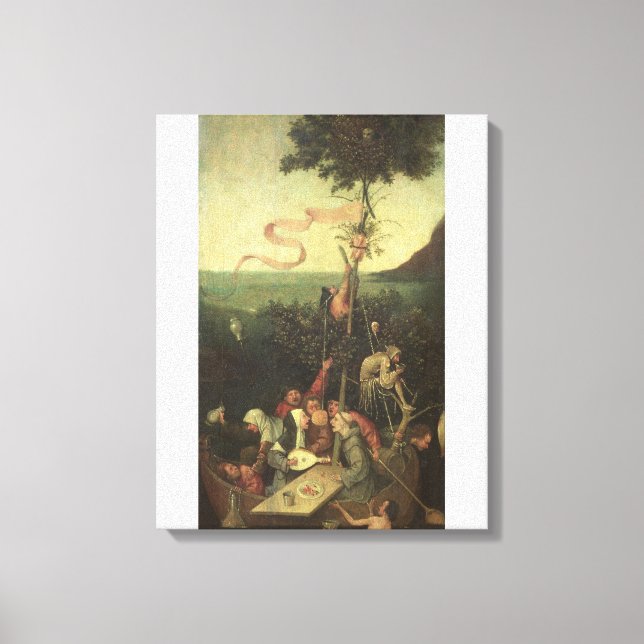 Impressão Em Tela The Ship of Fools, c.1500 (Frente)