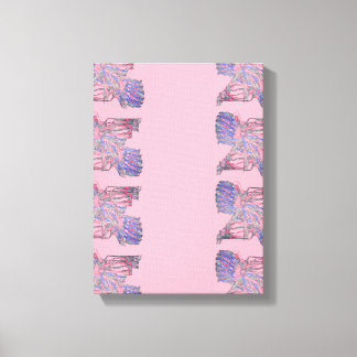 Impressão Em Tela The Soul's Tangle: Modern Expressionist Print