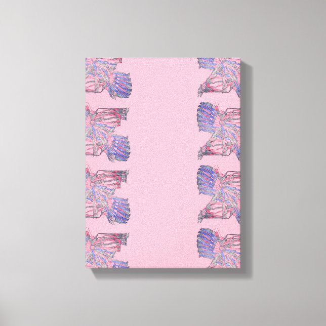 Impressão Em Tela The Soul's Tangle: Modern Expressionist Print (Frente)