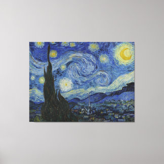 Impressão Em Tela The Starry Night - Van Gogh (1888)