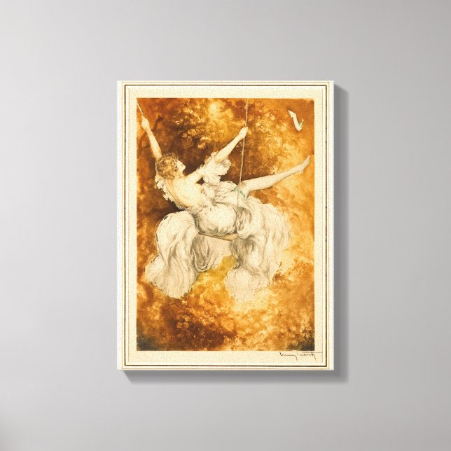 Impressão Em Tela The Swing, 1928, por Louis Icart (Frente)