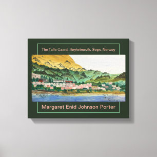 Impressão Em Tela The Talle Gaard (A Fazenda de Talla) "78 MEJP Fine