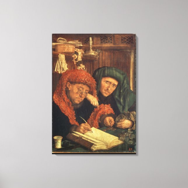 Impressão Em Tela The Tax Collectors, 1550 (Frente)