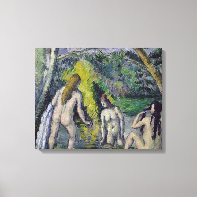 Impressão Em Tela The Three Bathers, c.1879-82 (Frente)