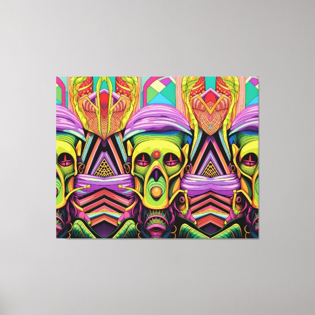 Impressão Em Tela The Three Cyborg Problem (Frente)