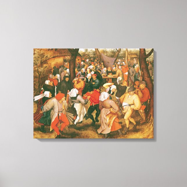 Impressão Em Tela The Wedding Dance, 1607 (Frente)