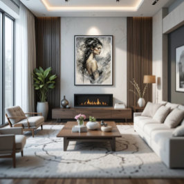 Impressão Em Tela The Wind Muse