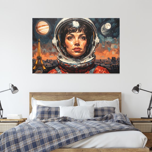 IMPRESSÃO EM TELA THE WORLD WE DISCOVERED PARIS 17 (Insitu(Quarto))