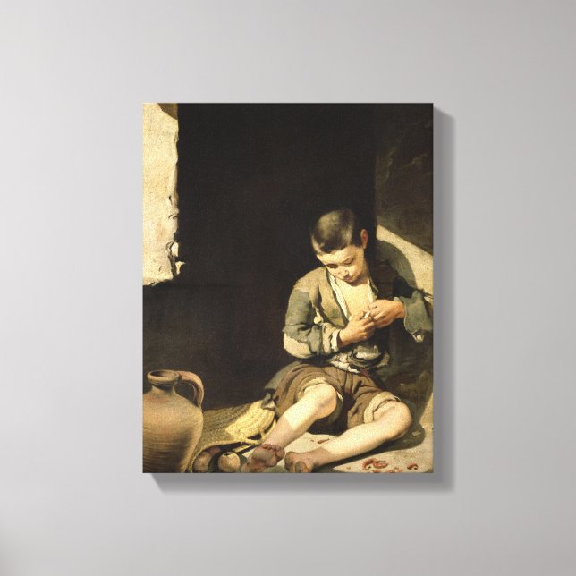 Impressão Em Tela The Young Beggar, c.1650 (Frente)