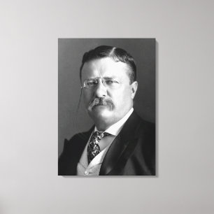 Impressão Em Tela Theodore Roosevelt Presidente Ursinho Republicano