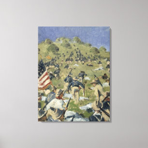 Impressão Em Tela Theodore Roosevelt que toma o santo Juan