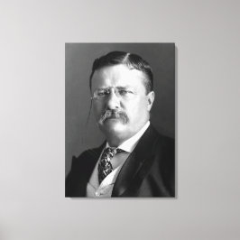 Impressão Em Tela Theodore Roosevelt Teddy Presidente Republicano