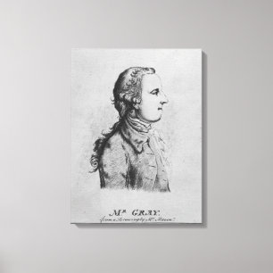 Impressão Em Tela Thomas Cinza, desenhado por William Henshaw