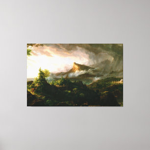 Impressão Em Tela Thomas Cole O Curso do Império - Estado Savage