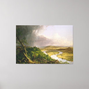 Impressão Em Tela Thomas Cole O Oxbow Rio Connecticut