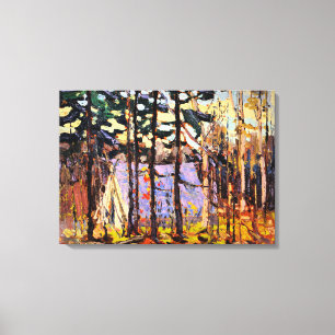 Impressão Em Tela Thomson - Campo de Artista, Lago Canoe