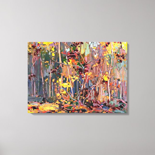 Impressão Em Tela Thomson - Maple Saplings (Frente)