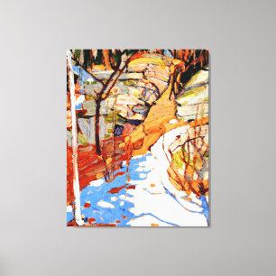 Impressão Em Tela Thomson - Neve e Rocks,