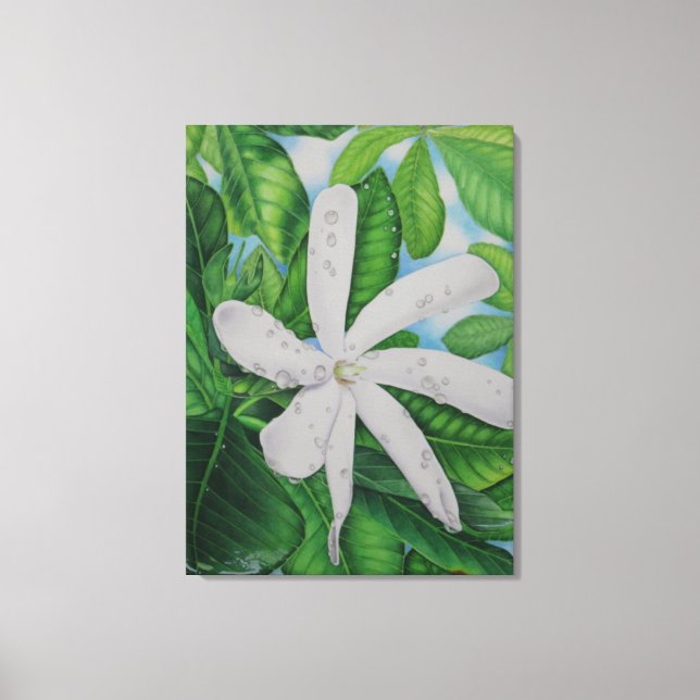 Impressão Em Tela Tiare Tahiti (Frente)