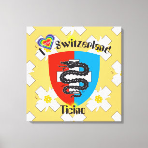 Impressão Em Tela Ticino Suíça Suisse Svizzera Svizra linho