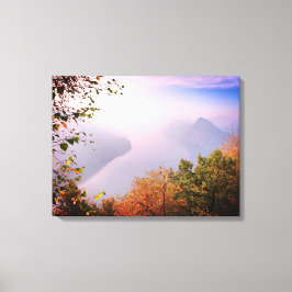 Impressão Em Tela Ticino, Suiça: Vista de Monte Bre