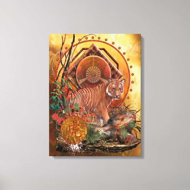 Impressão Em Tela TIGER GLORY Malaio Tiger (Frente)