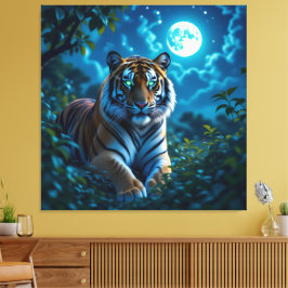 Impressão Em Tela Tigerfamilie im Einklang der Natur