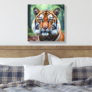Impressão Em Tela Tigre