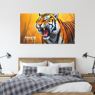 Impressão Em Tela Tigre Malaio, A Alma da Floresta Tropical da Malás
