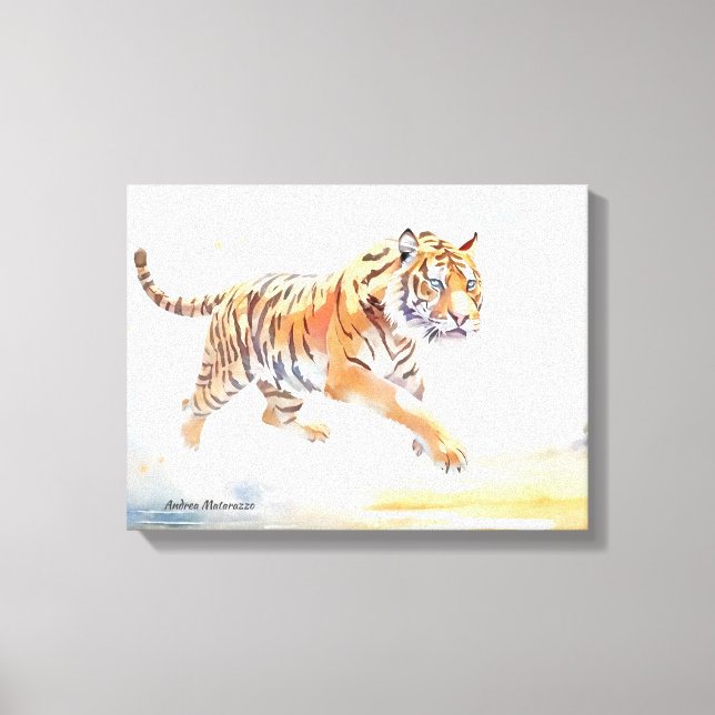Impressão Em Tela Tigre na Ação 3 (Frente)
