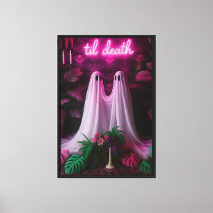 Impressão Em Tela Til Death - Romântico Duo Fantástico