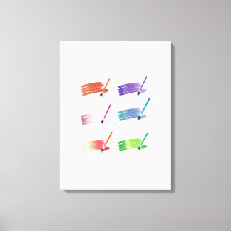 Impressão Em Tela Tinta colorida