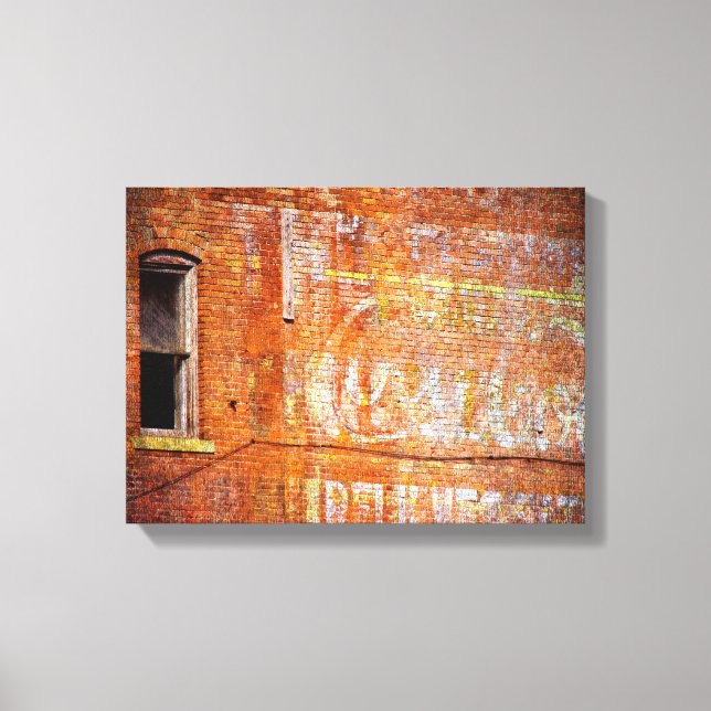 Impressão Em Tela Tinta desbotada, Sinal fantasma (Frente)