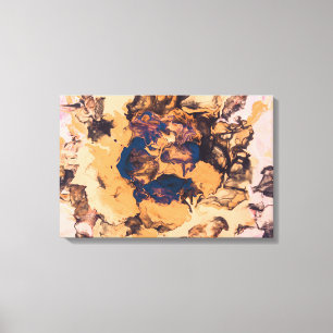 Impressão Em Tela Tintas laranja