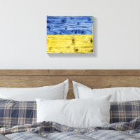 Tipo de textura de madeira azul amarela da Ucrânia