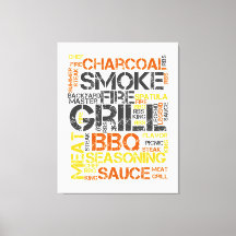 Tipografia BBQ Grill Master