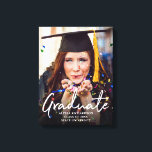 Impressão Em Tela Tipografia de Foto do Formando de Graduação V2<br><div class="desc">Comemore suas realizações com sua Canvas de Foto Tipografia do Formando de Graduação.</div>