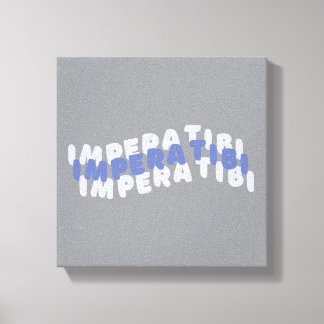 Impressão Em Tela Tipografia Inspiradora Imperfeitamente Perfeita