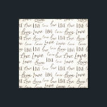 Impressão Em Tela Tipografia moderna do "Amor" em pergaminho.<br><div class="desc">Celebrar a essência do romance e do compromisso com nossa tipografia do "Amor" Moderno, "Eternal Script", em Impressão de Canvas de Pergaminho. Esta peça elegante e eterno é um presente perfeito para recém-casados, capturando o espírito de sua união de forma na moda e moderna. Apresentando a palavra "Amor" repetida numa...</div>