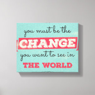 Impressão Em Tela Tipografia Vintage