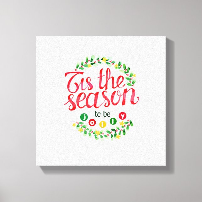 Impressão Em Tela Tis The Season (Frente)