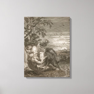 Impressão Em Tela Tithonus, o marido da Aurora, transformou em um