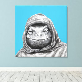 Impressão Em Tela Toad in Hoodie (Azul da Velha Escola)
