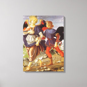 Impressão Em Tela Toby e o Anjo por Andrea del Verrocchio